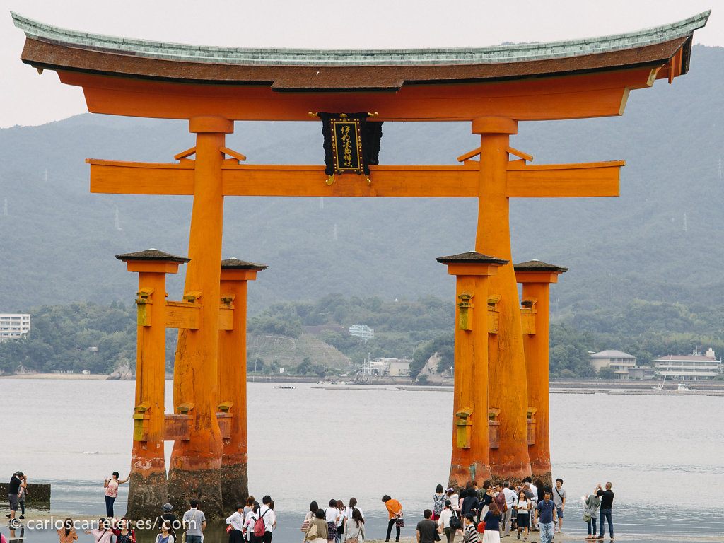 La gran Torii de Itsukushima - Miyajima